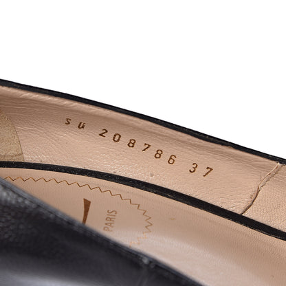 Saint Laurent Vernigolf Tribtoo 105 Platform Pumps 37 Black 7 of 12