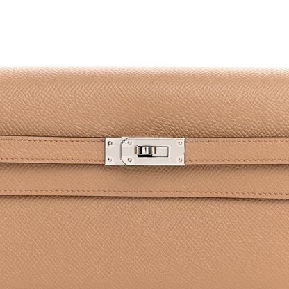 Hermes Epsom Verso Kelly Wallet To Go Chai Mauve Sylvestre 7 of 12