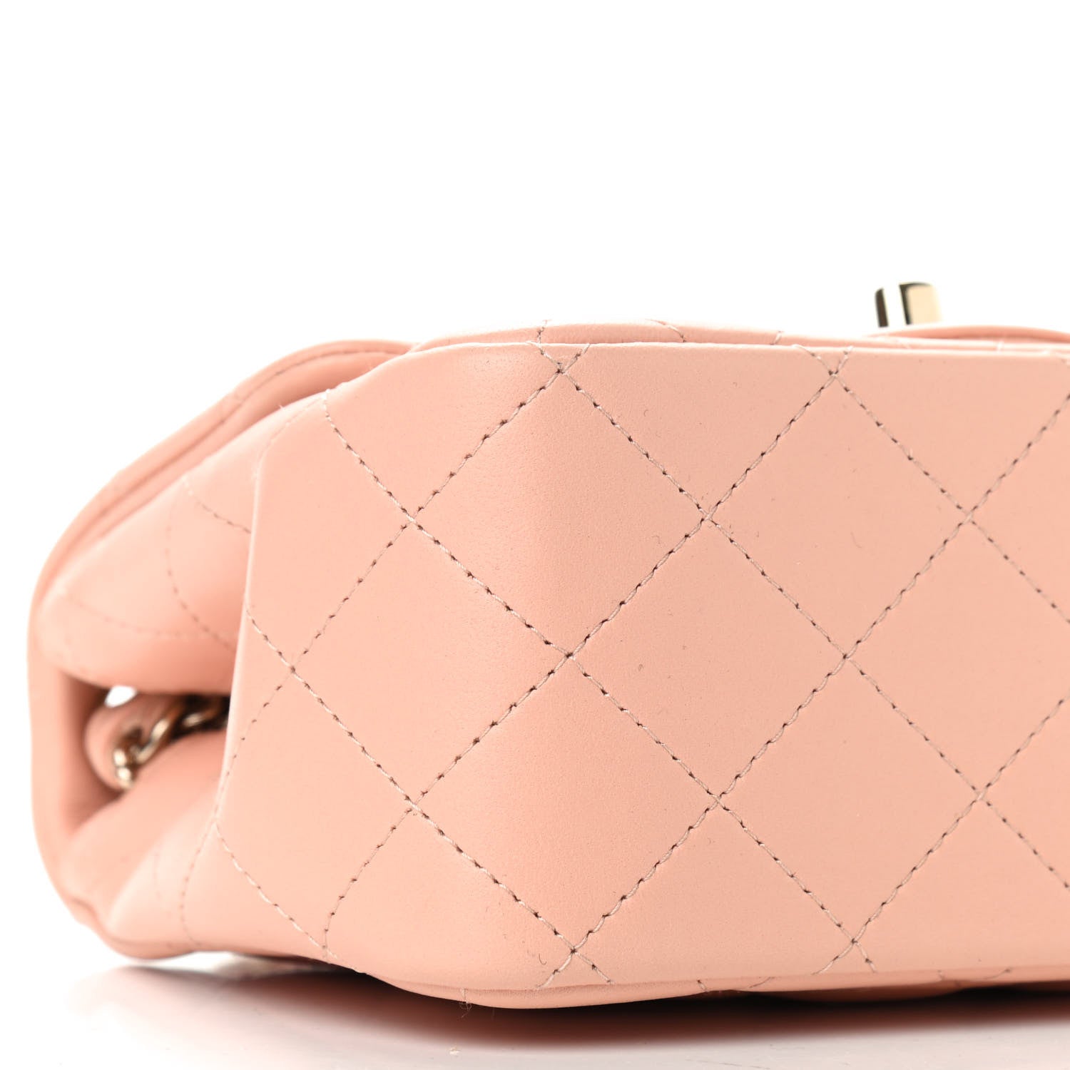 Chanel Lambskin Quilted Mini Square Flap Pink 5 of 8