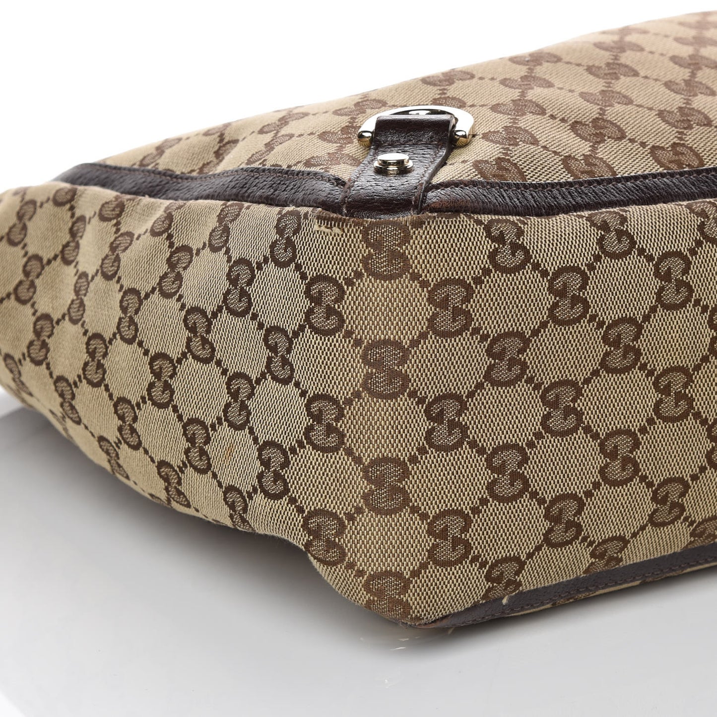 Monogram Large Abbey Tote Dark Brown