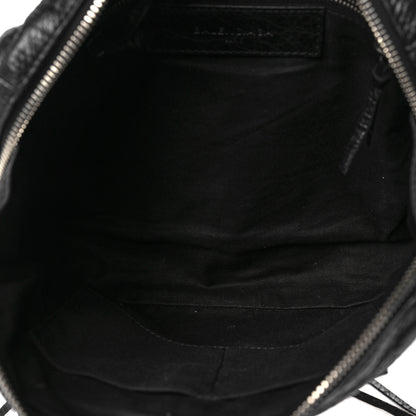 Balenciaga Agneau Classic SIlver Hardware XS Reporter Crossbody Black 5 of 12