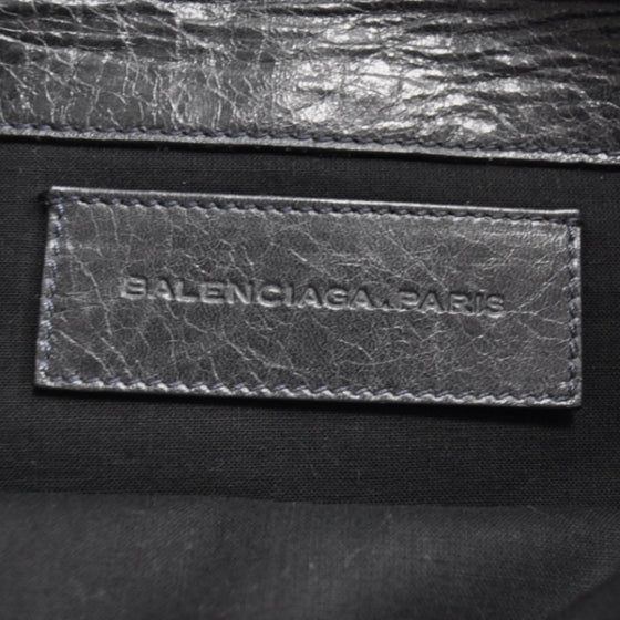 Balenciaga Agneau Giant Envelope Clutch Anthracite GSH 6 of 7