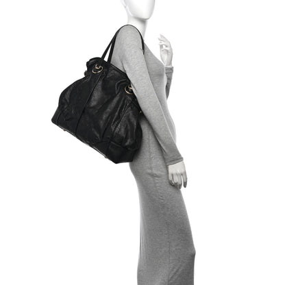 Gucci Guccissima Large Full Moon Tote Black 2 of 14