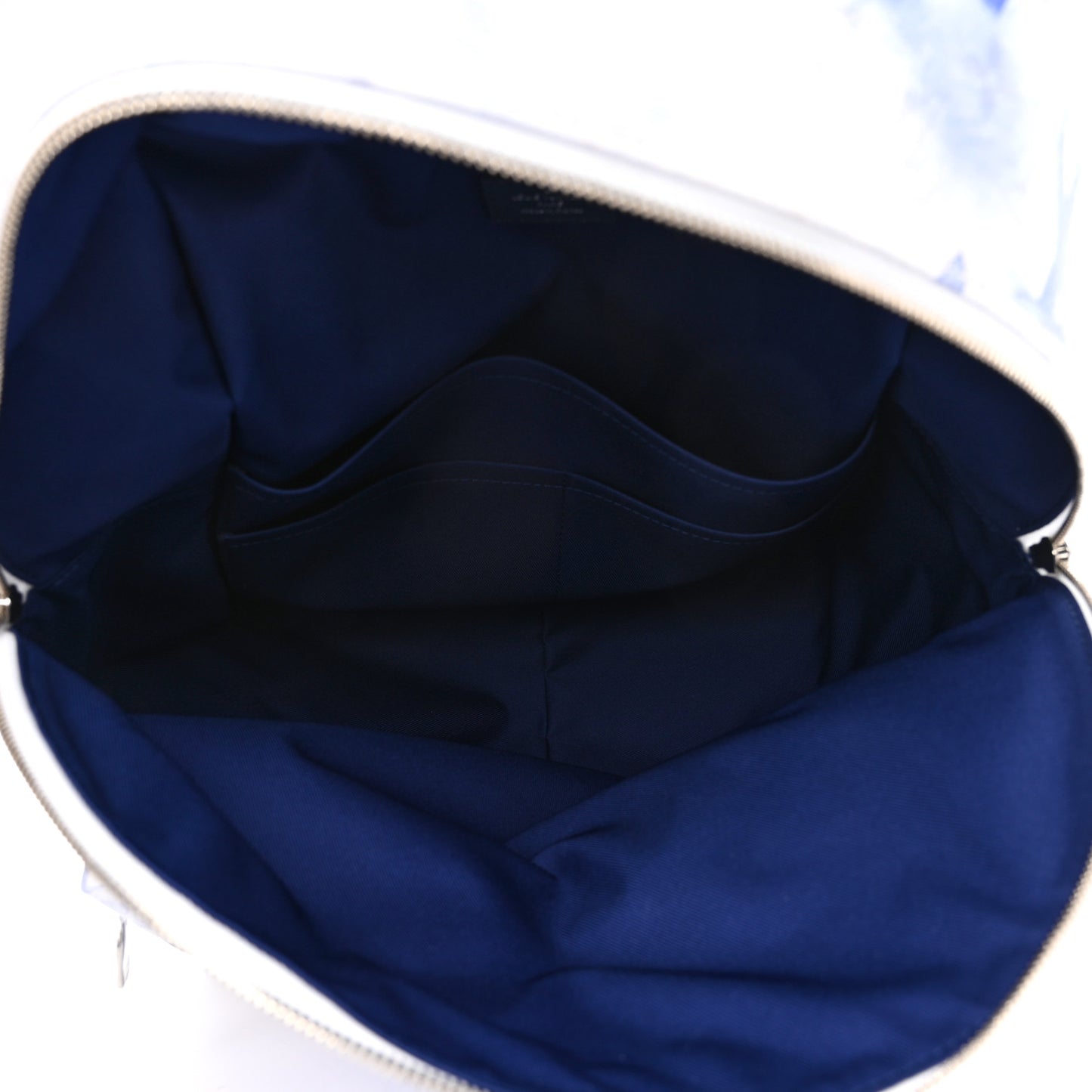 Monogram Watercolor Discovery Backpack Blue