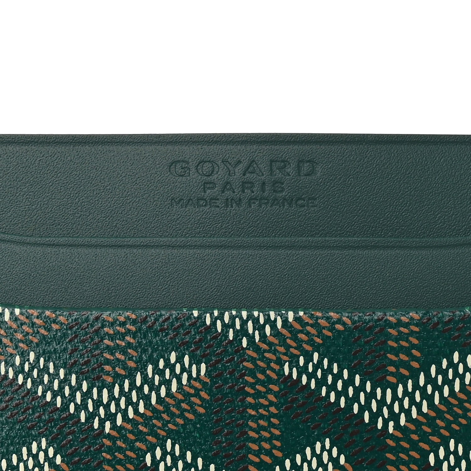 Goyard Goyardine Saint Sulpice Card Holder Green 6 of 7