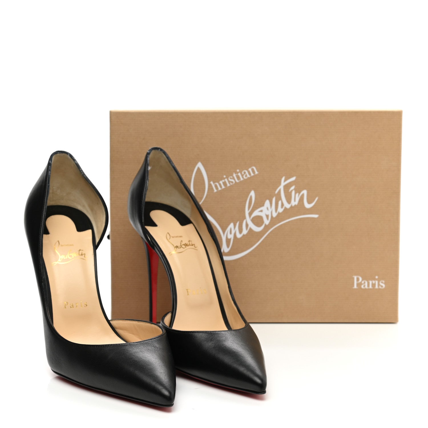 Christian Louboutin Shiny Nappa Iriza 100 Pumps 41.5 Black 10 of 10