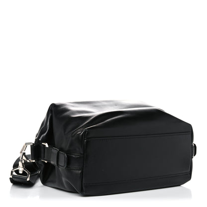 Givenchy Waxed Calfskin Medium Nightingale Logo Strap Black 4 of 19