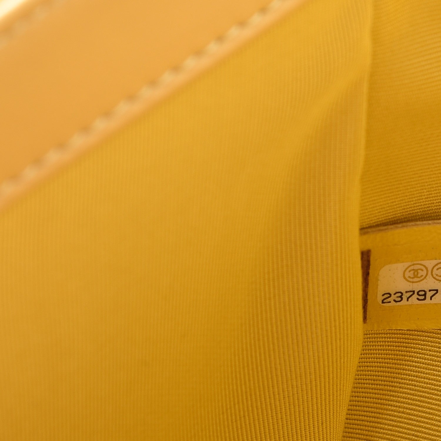 Chanel Calfskin Stitched Ring My Bag Flap Crossbody Bag Yellow 7 of 8