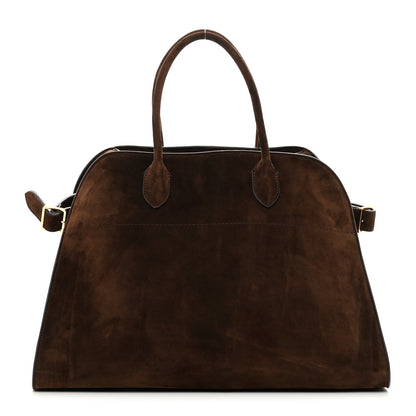 The Row Suede Soft Margaux 15 Mocha 1 of 9