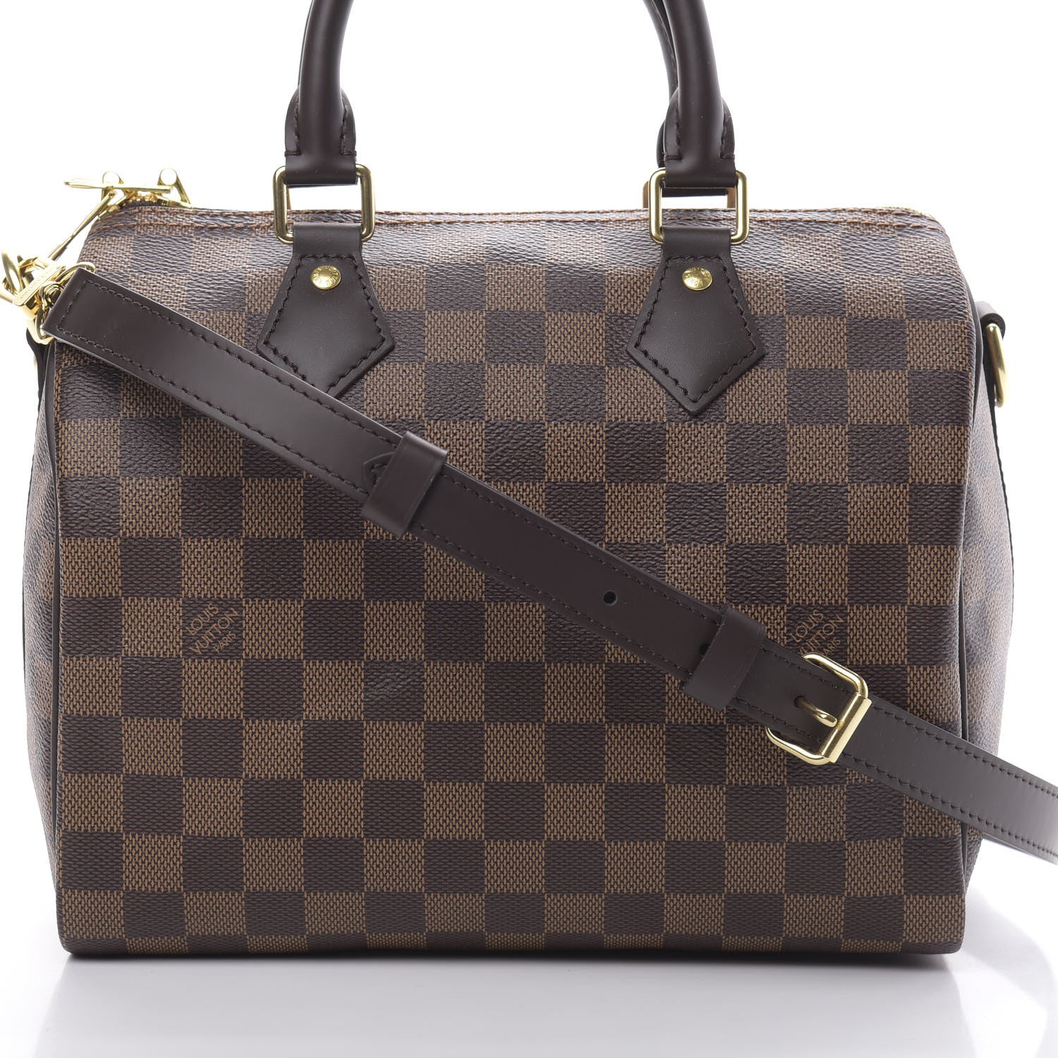 Louis Vuitton Damier Ebene Speedy Bandouliere 25 9 of 12