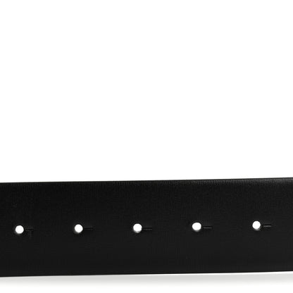 Valentino Garavani Calfskin Crystal VLogo 40mm Belt 85 34 Black 3 of 5