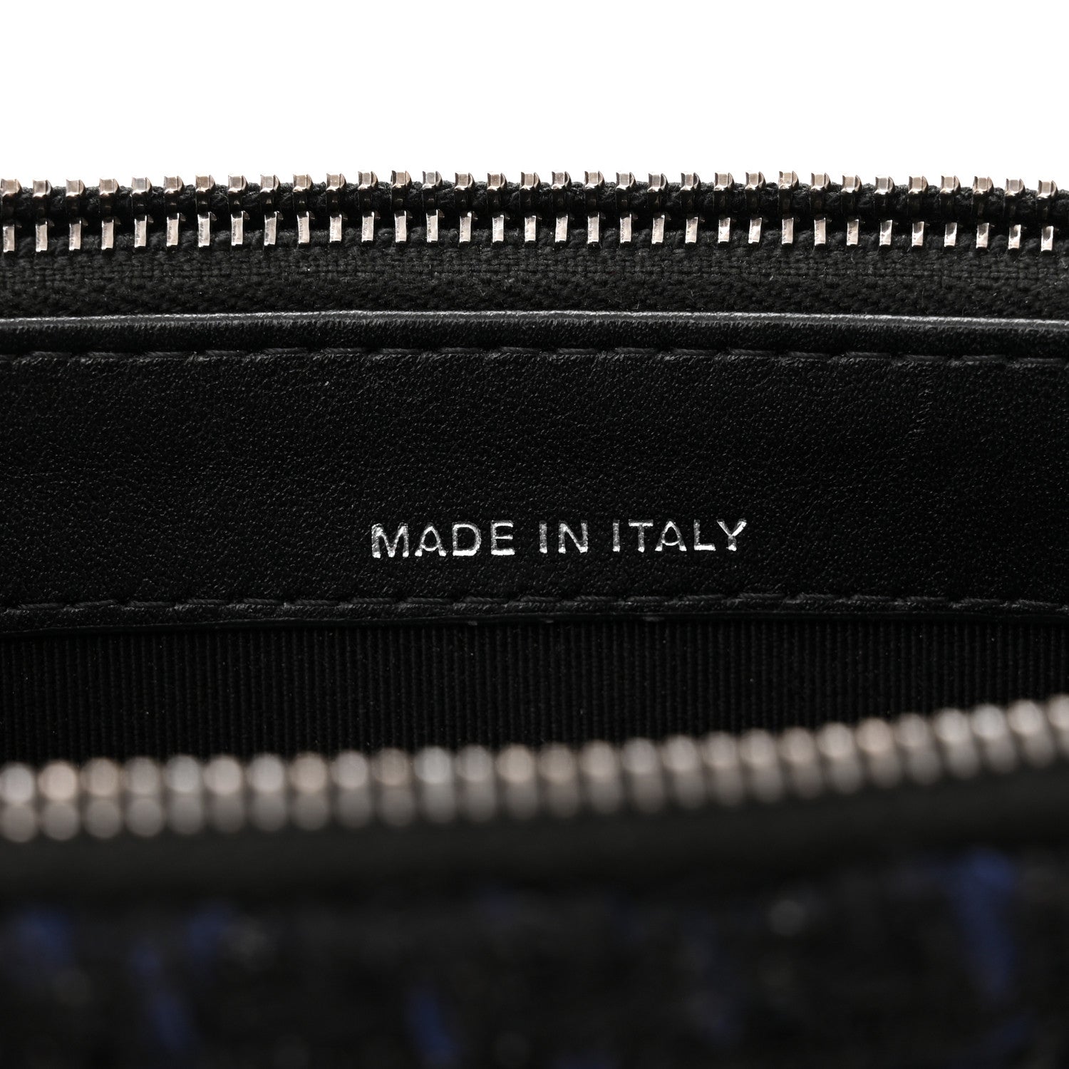 Chanel Tweed Aged Calfskin Quilted Small Gabrielle Clutch With Chain Black Blue 8 of 14