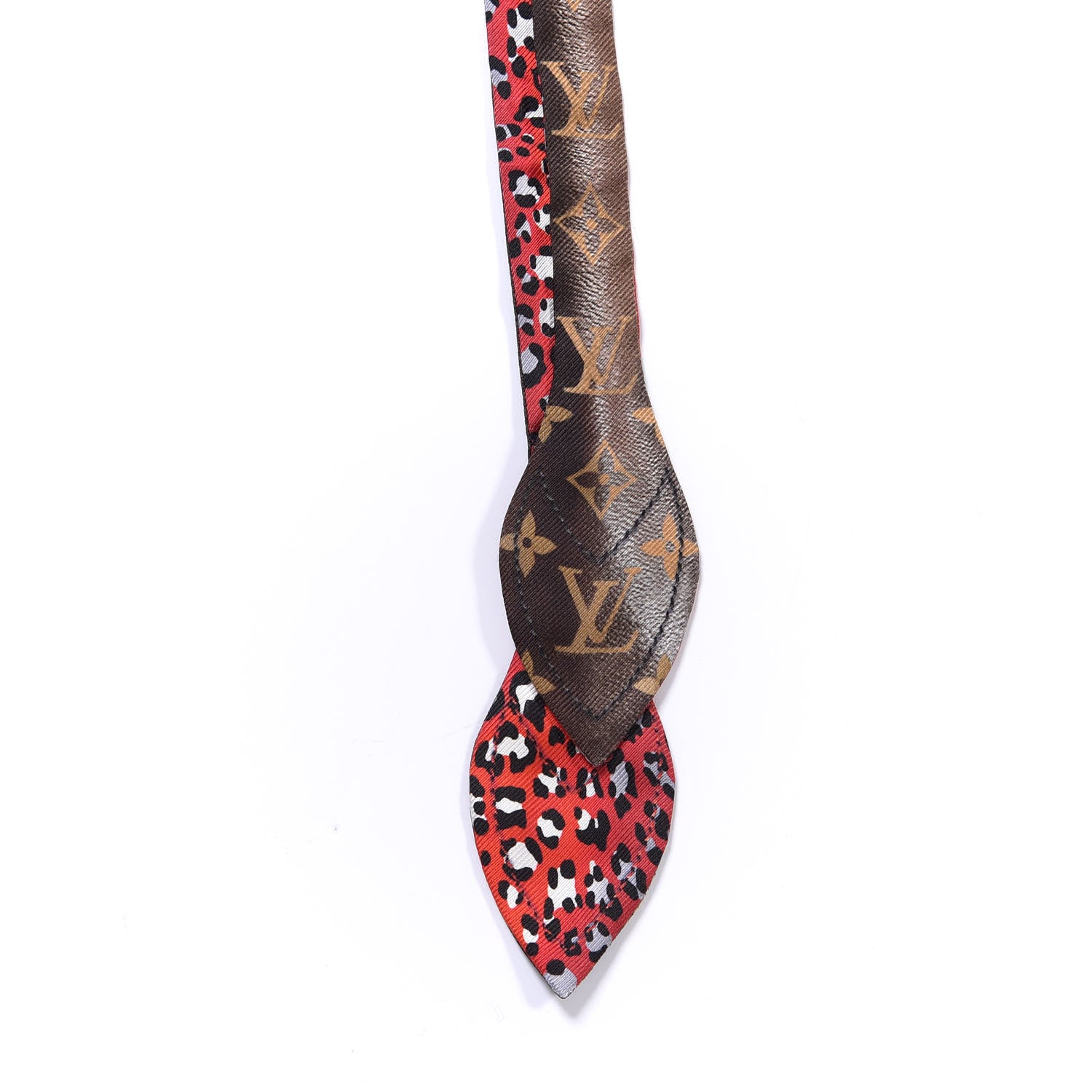 Louis Vuitton Silk Monogram Vuittamins Bandeau 3D Marron 2 of 3