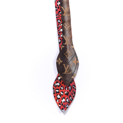 Louis Vuitton Silk Monogram Vuittamins Bandeau 3D Marron 2 of 3