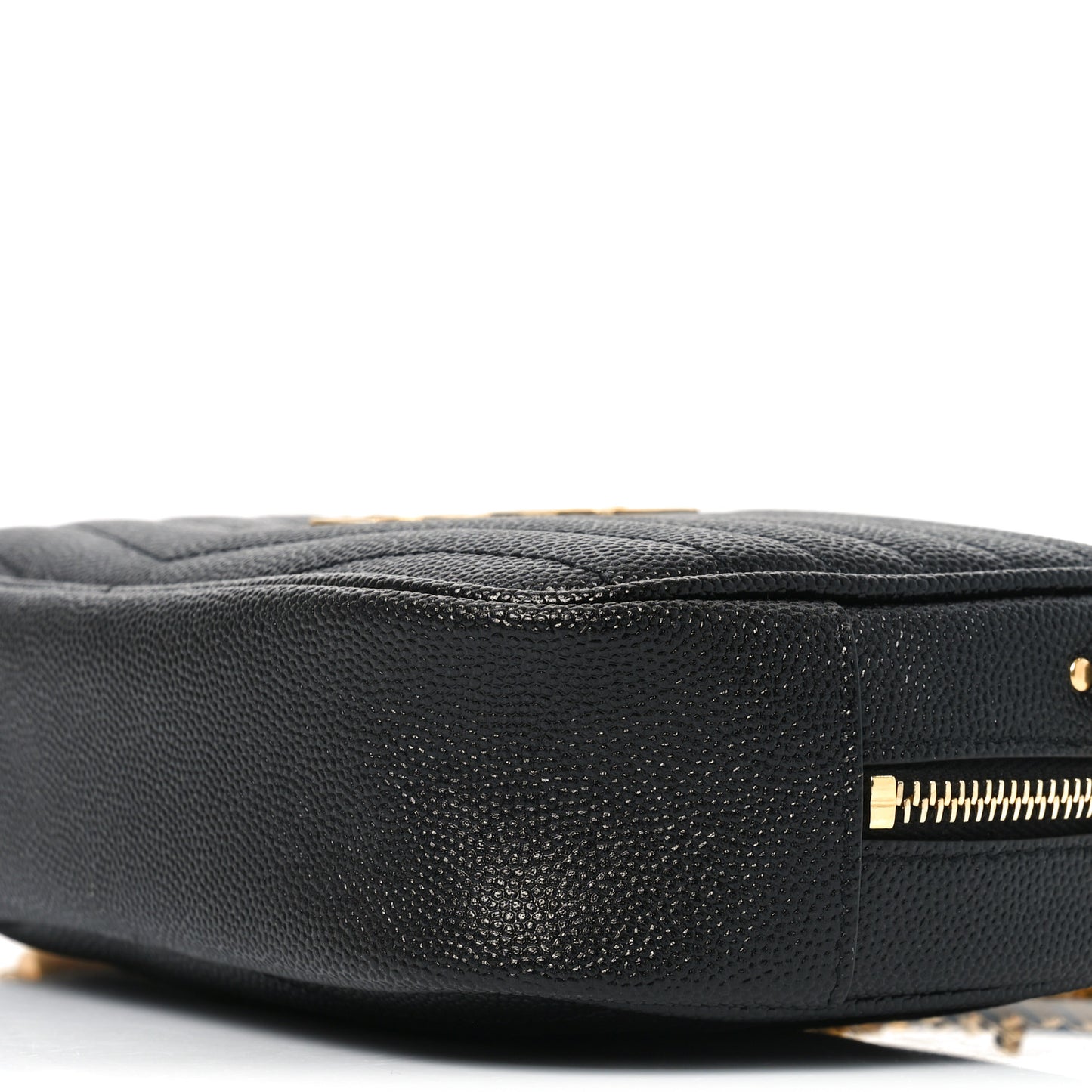 Grain De Poudre Matelasse Monogram Mini Lou Camera Bag Black