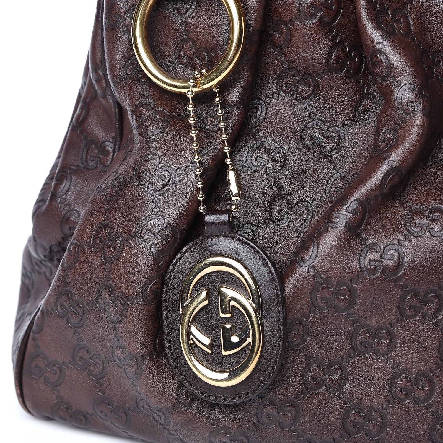 Gucci Guccissima Medium Sukey Tote Chocolate 12 of 12