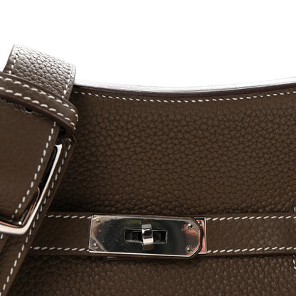 Hermes Taurillon Clemence Jypsiere 28 Etoupe 7 of 9