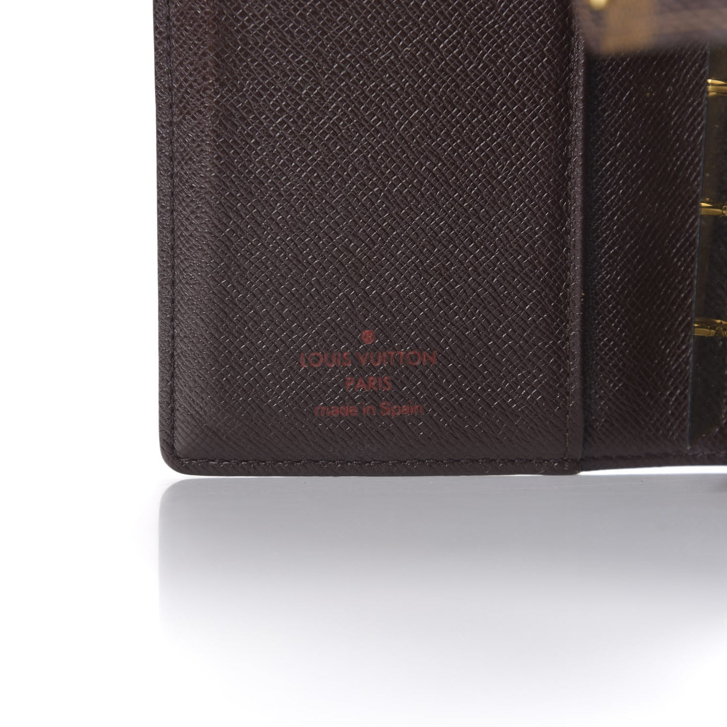 Damier Ebene Small Ring Agenda