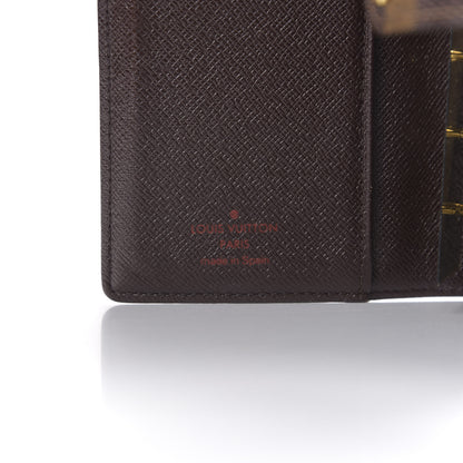 Louis Vuitton Damier Ebene Small Ring Agenda 6 of 7