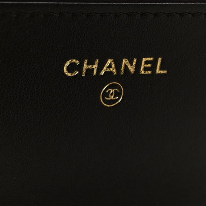 Chanel Lambskin Quilted Chanel 19 Wallet On Chain WOC Dark Brown 6 of 12