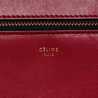 Celine Palmelato Calfskin Medium Edge Shoulder Bag Red 7 of 9