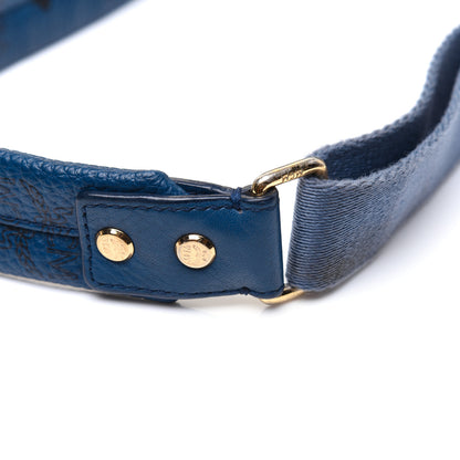 MCM Visetos Studded Small Stark M Backpack Blue 27 of 31
