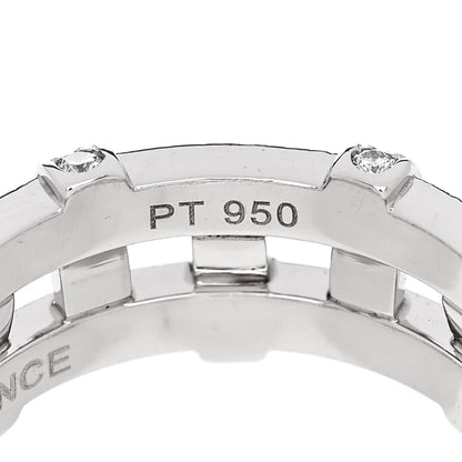 Tiffany Platinum Diamond Weave Band Ring 54 7 5 of 6