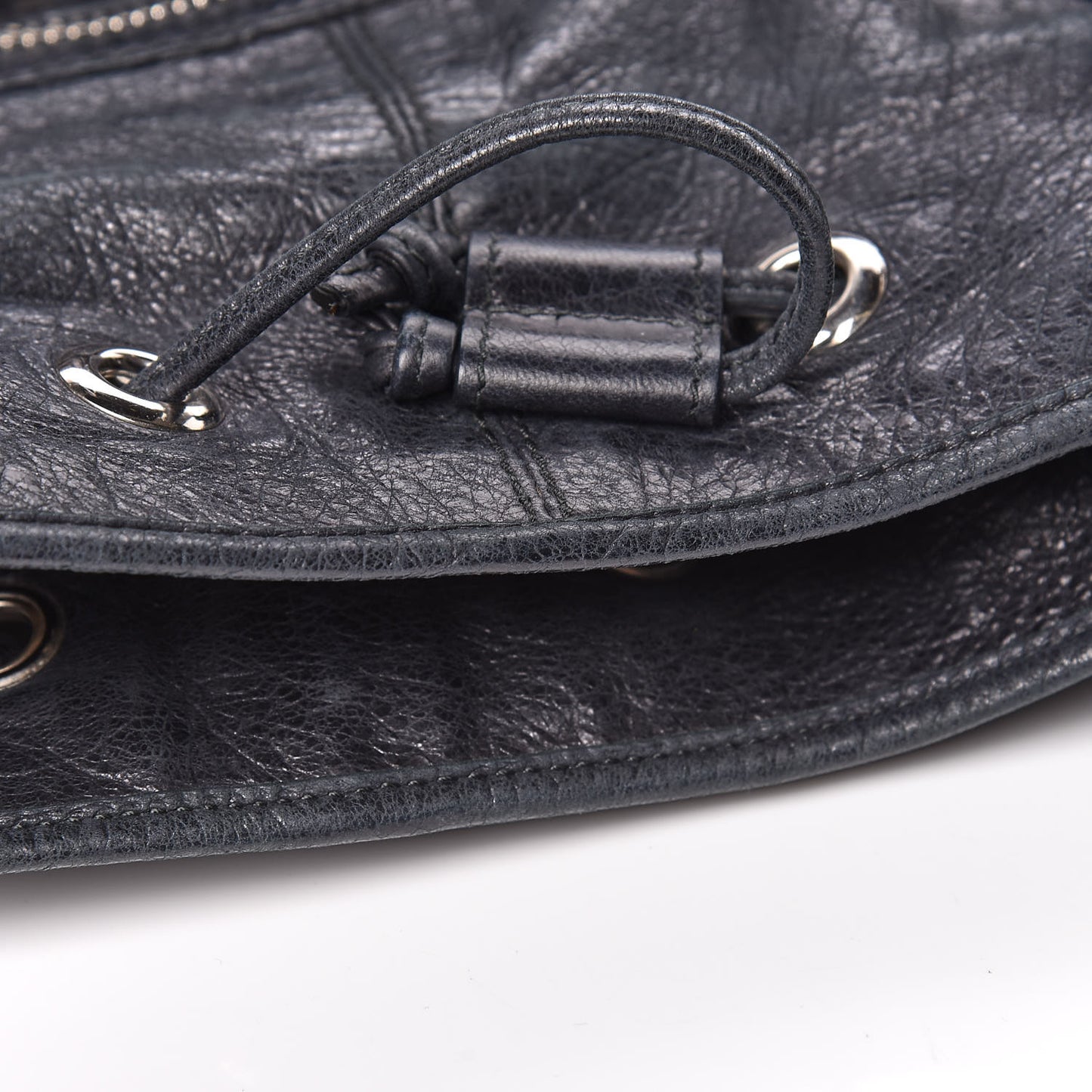 Agneau Giant 21 Silver Hardware Pompon Black