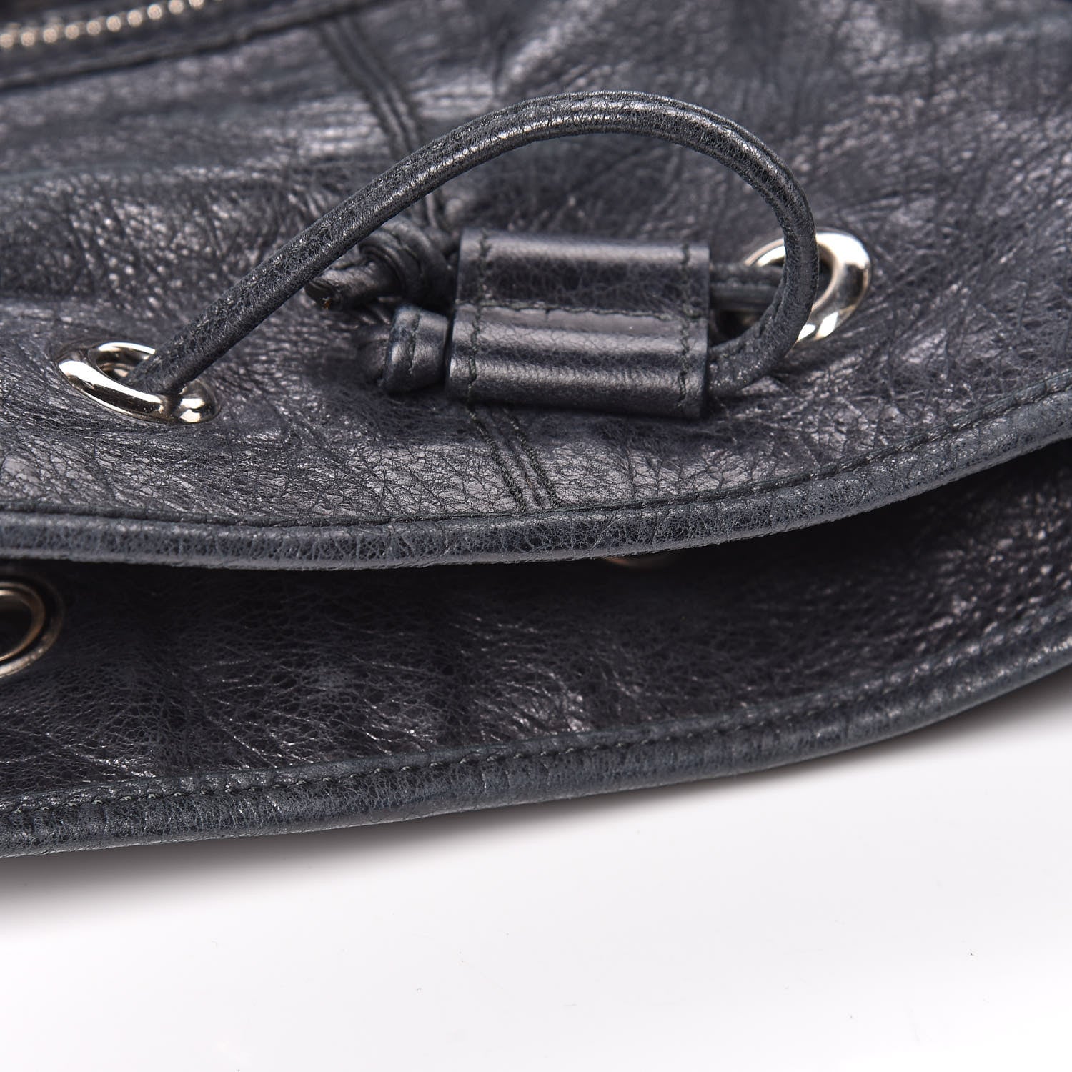 Balenciaga Agneau Giant 21 Silver Hardware Pompon Black 12 of 13