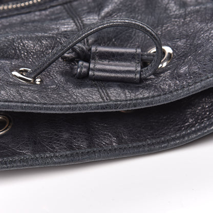 Balenciaga Agneau Giant 21 Silver Hardware Pompon Black 12 of 13