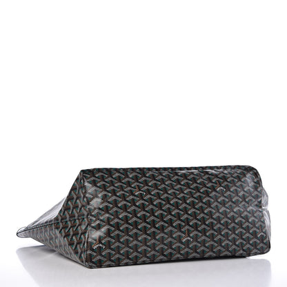 Goyard Goyardine Saint Louis Claire Voie GM Black Green 5 of 9