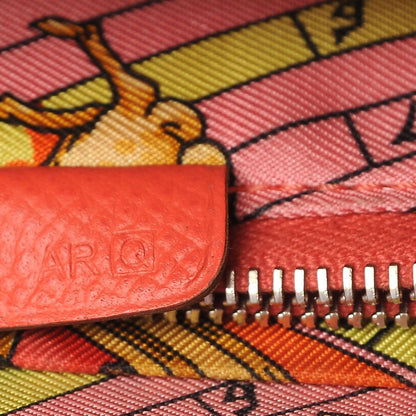 Hermes Epsom Silk'In Wallet Rose Jaipur 7 of 15