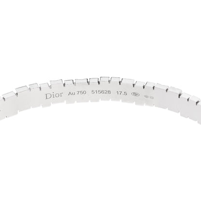 Christian Dior 18K White Gold Diamond Gem Dior Bracelet 3 of 4