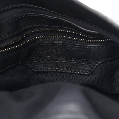 Burberry Calfskin House Check Medium Brecon Tote Black 6 of 12