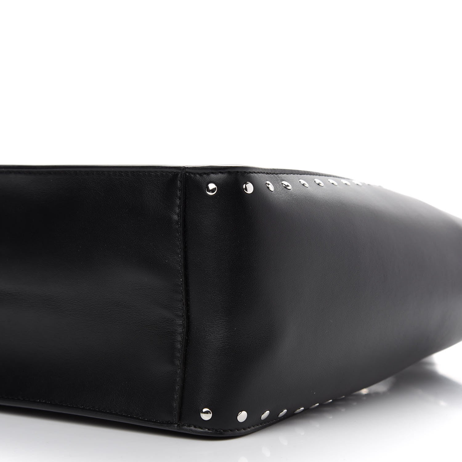 Stella McCartney Eco Alter Nappa Studded East West Perforated Tote Black 9 of 9