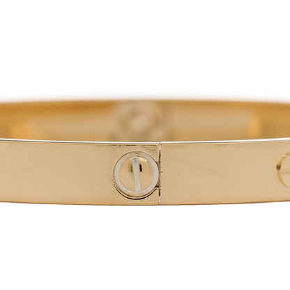 Cartier 18K Yellow Gold LOVE Bracelet 19 5 of 7