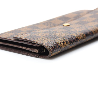 Louis Vuitton Damier Ebene Sarah Wallet 8 of 9