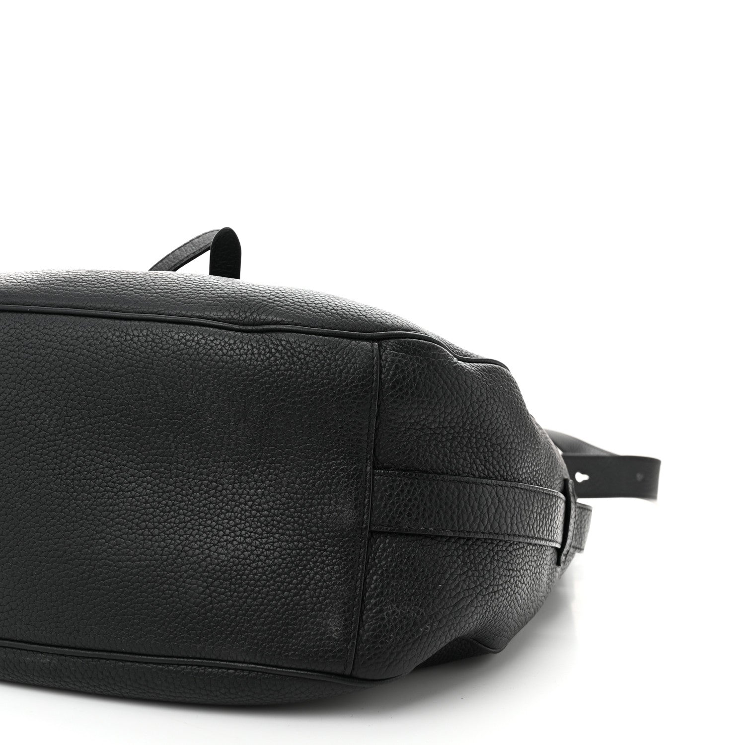 Christian Dior Grained Calfskin Saddle Soft Bag Black 10 of 11