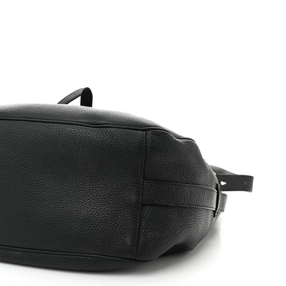Christian Dior Grained Calfskin Saddle Soft Bag Black 10 of 11