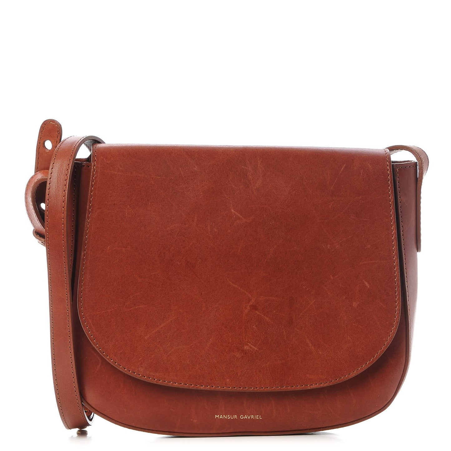 Calfskin Flap Crossbody Saddle