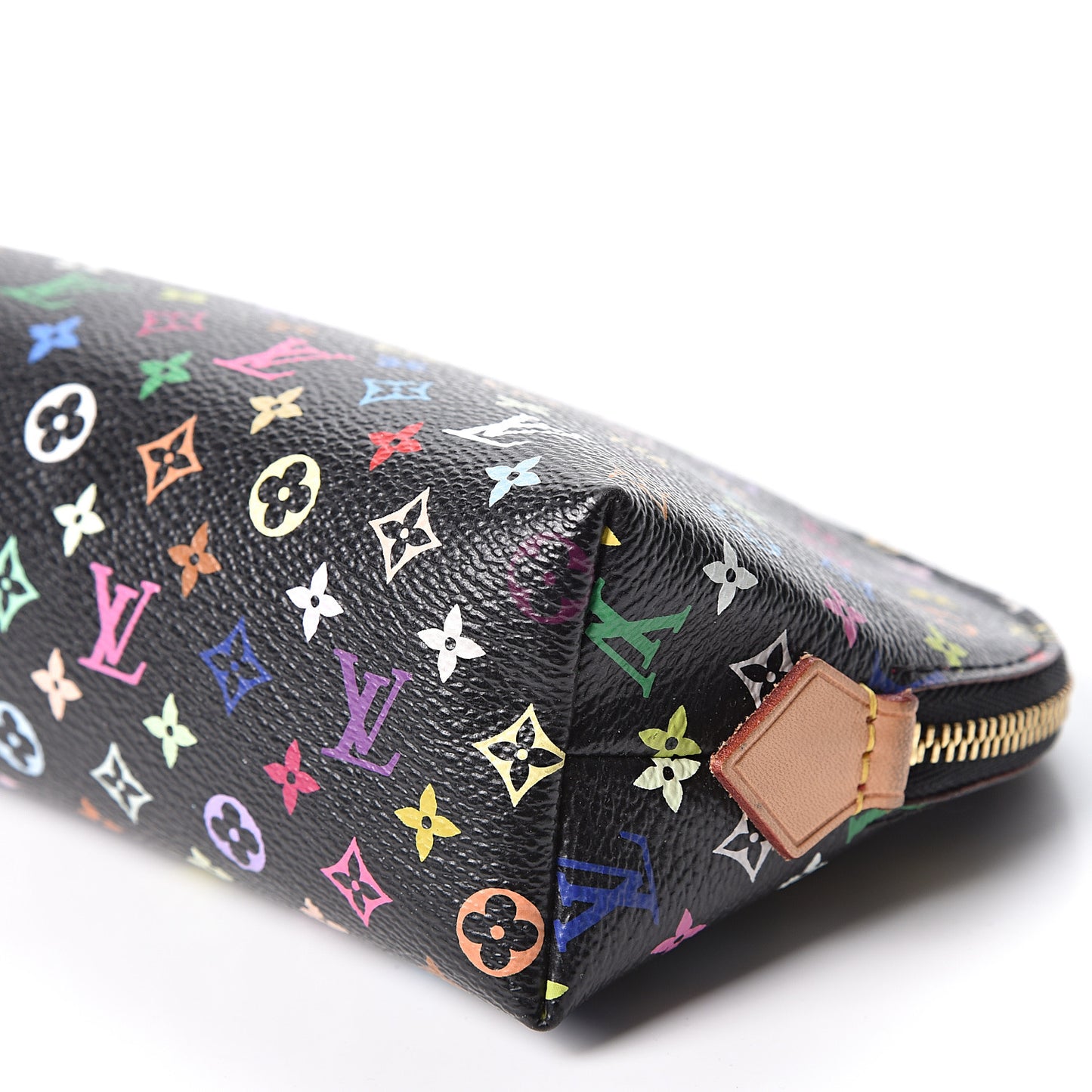 Monogram Multicolor Cosmetic Pouch Black Grenade