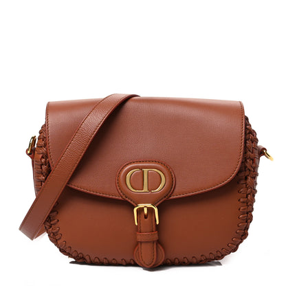 Christian Dior Grained Calfskin Medium Whipstitched Bobby Bag Dark Tan 1 of 7