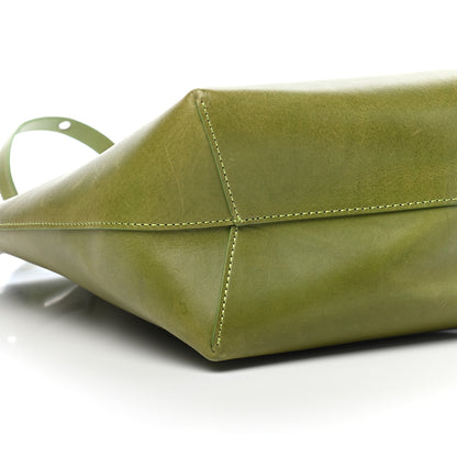 Mansur Gavriel Vegetable Tanned Calfskin Mini Bucket Bag Verde Raw 13 of 22