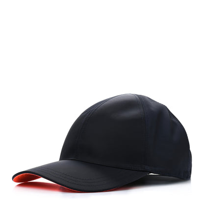 Prada Tessuto Nylon Baseball Cap L Blue Arancio 1 of 8