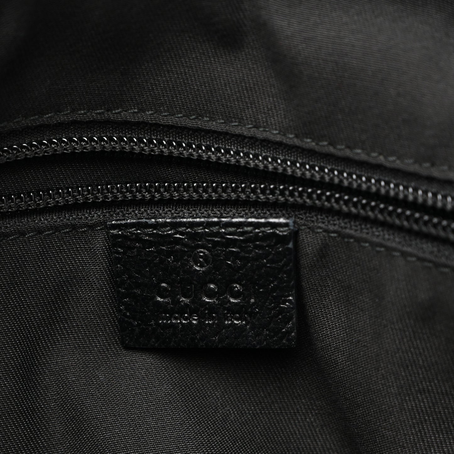 Monogram Web Medium Half Moon Hobo Black