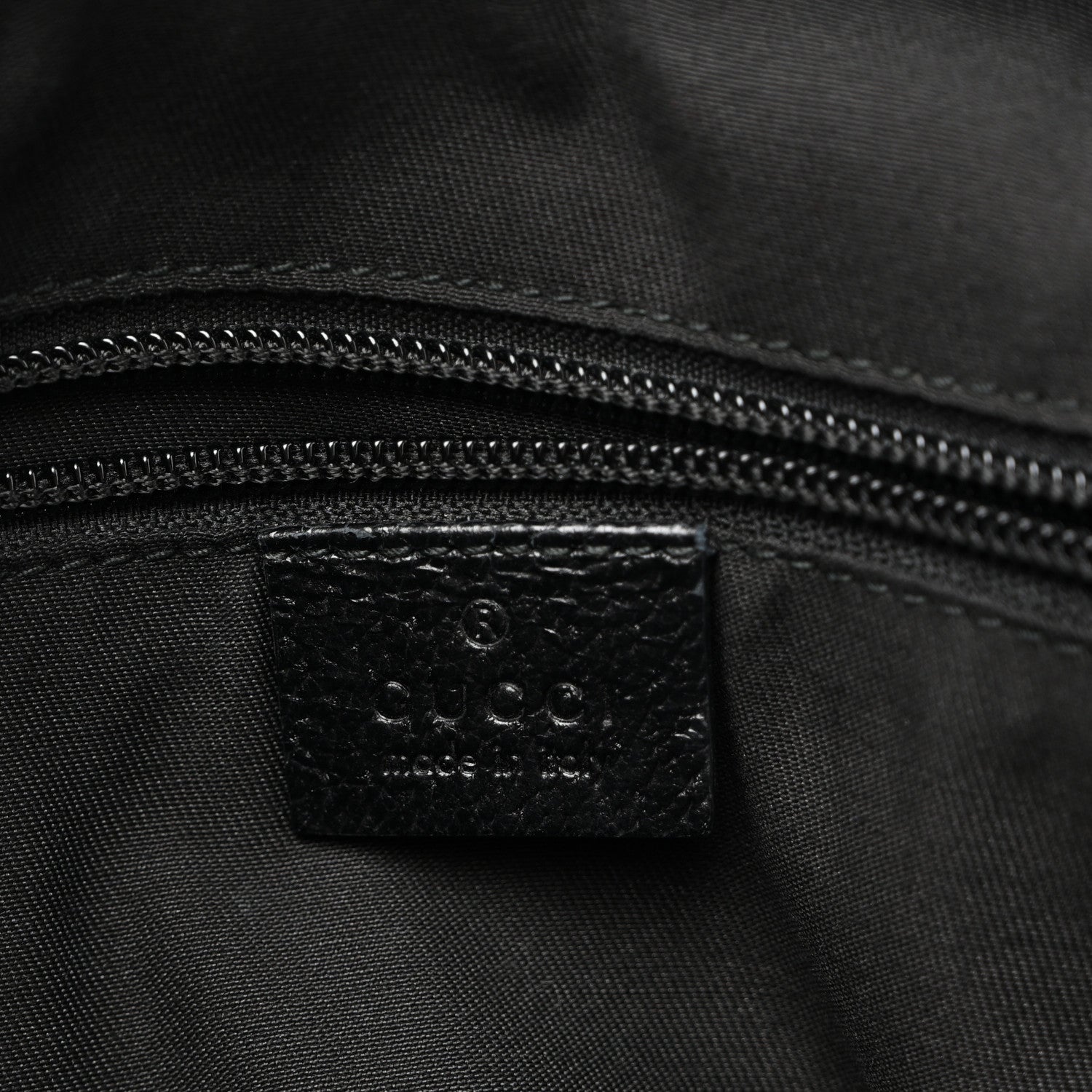 Gucci Monogram Web Medium Half Moon Hobo Black 6 of 10