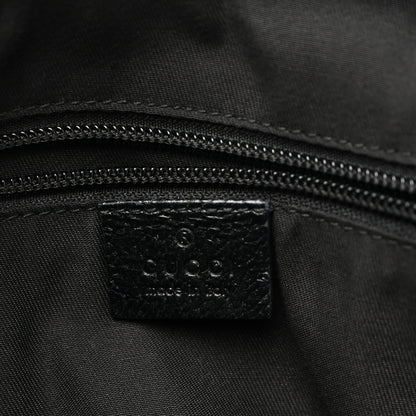 Gucci Monogram Web Medium Half Moon Hobo Black 6 of 10