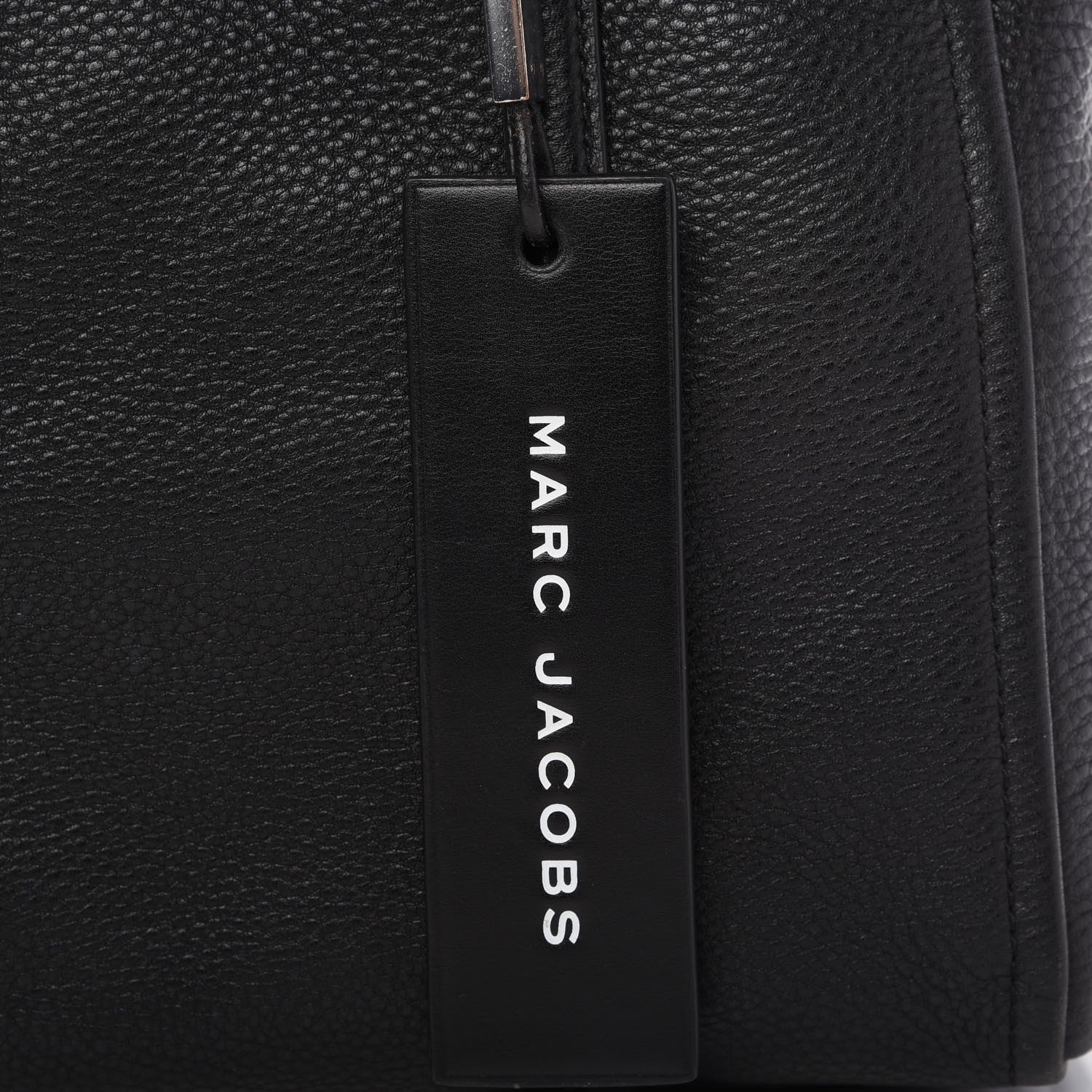 Marc Jacobs Grained Calfskin The Tag Tote Black 10 of 10