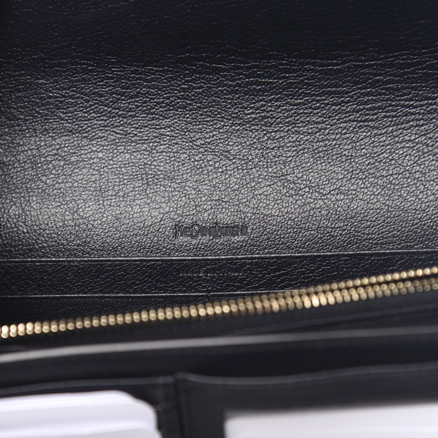 Calfskin Monogram Belle de Jour Chain Clutch Navy