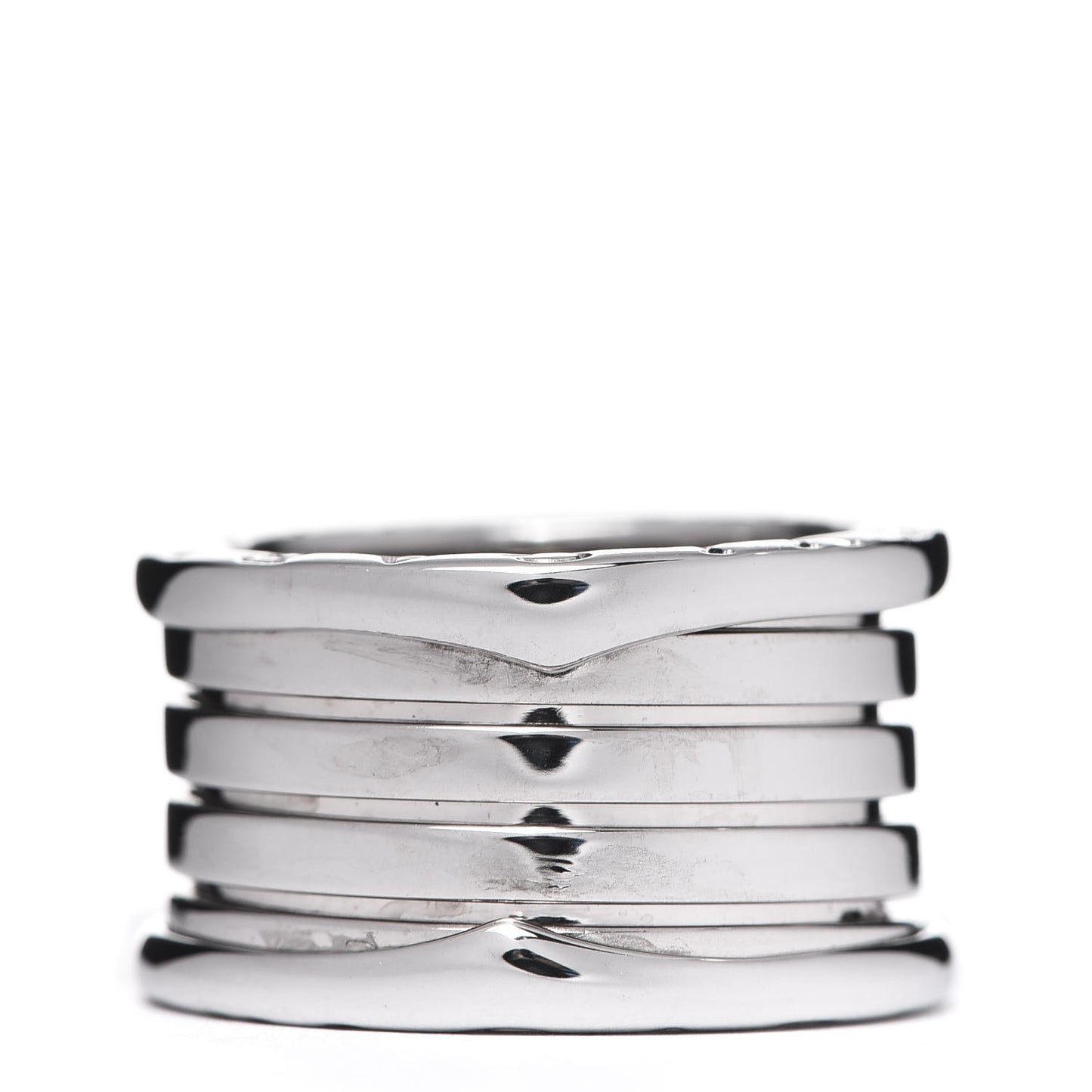 18K White Gold B.Zero1 Five-Band Ring 53 6.25